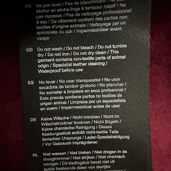 Nwts Maje Jouki Trapeze Black A-Line Belted Leather Mini Skirt (34) - Picture 15 of 15